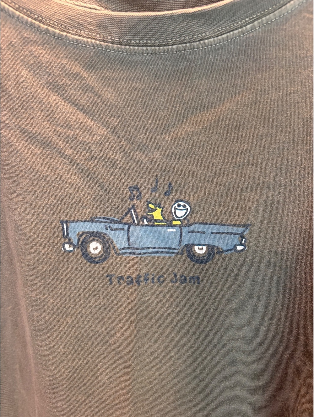 Life is Good Women's XL Traffic Jam Graphic T-Shirt